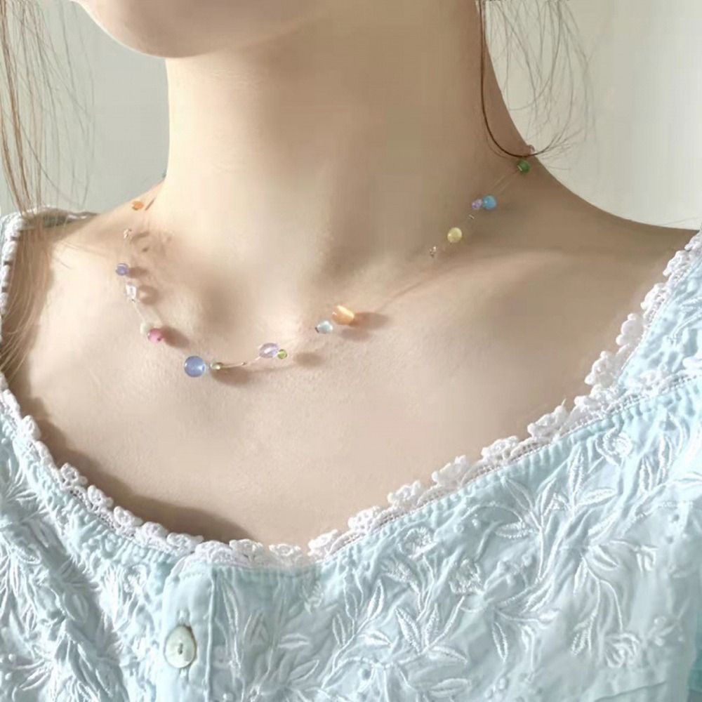 Korean Lifestyle Aesthetic - Słodki naszyjnik w koreańskim stylu ze