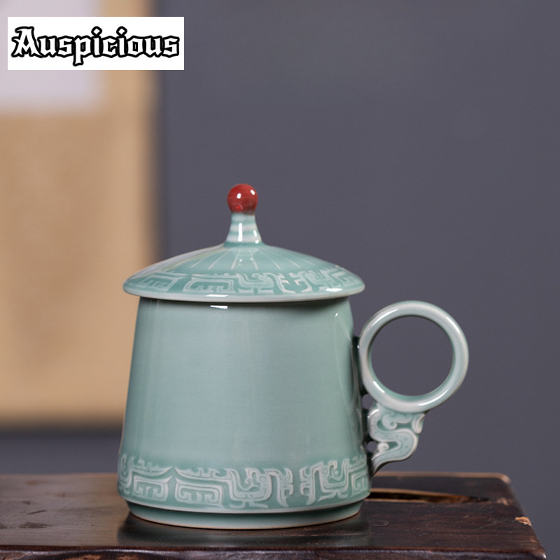 Celadon Ceramic Cup - Kubek do kawy 395ml Longquan Celadon