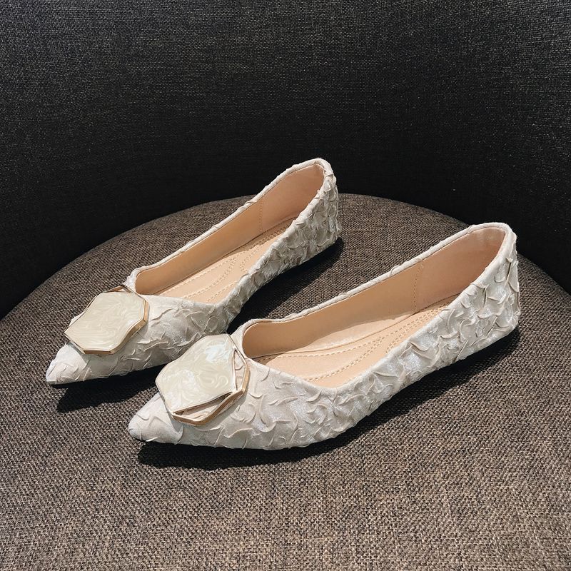Korean Daily Lifestyle - Damskie buty płaskie z ostrym noskiem
