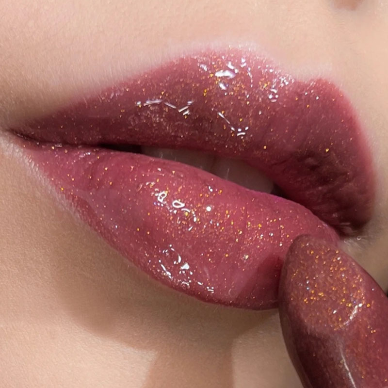Lip Tint Korean - Trwała brokatowa szminka wodoodporna nago makijaż