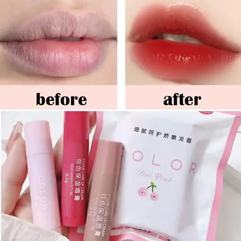 Lip Tint Korean - Szminka śliczny czerwony odcień makijaż kosmetyki