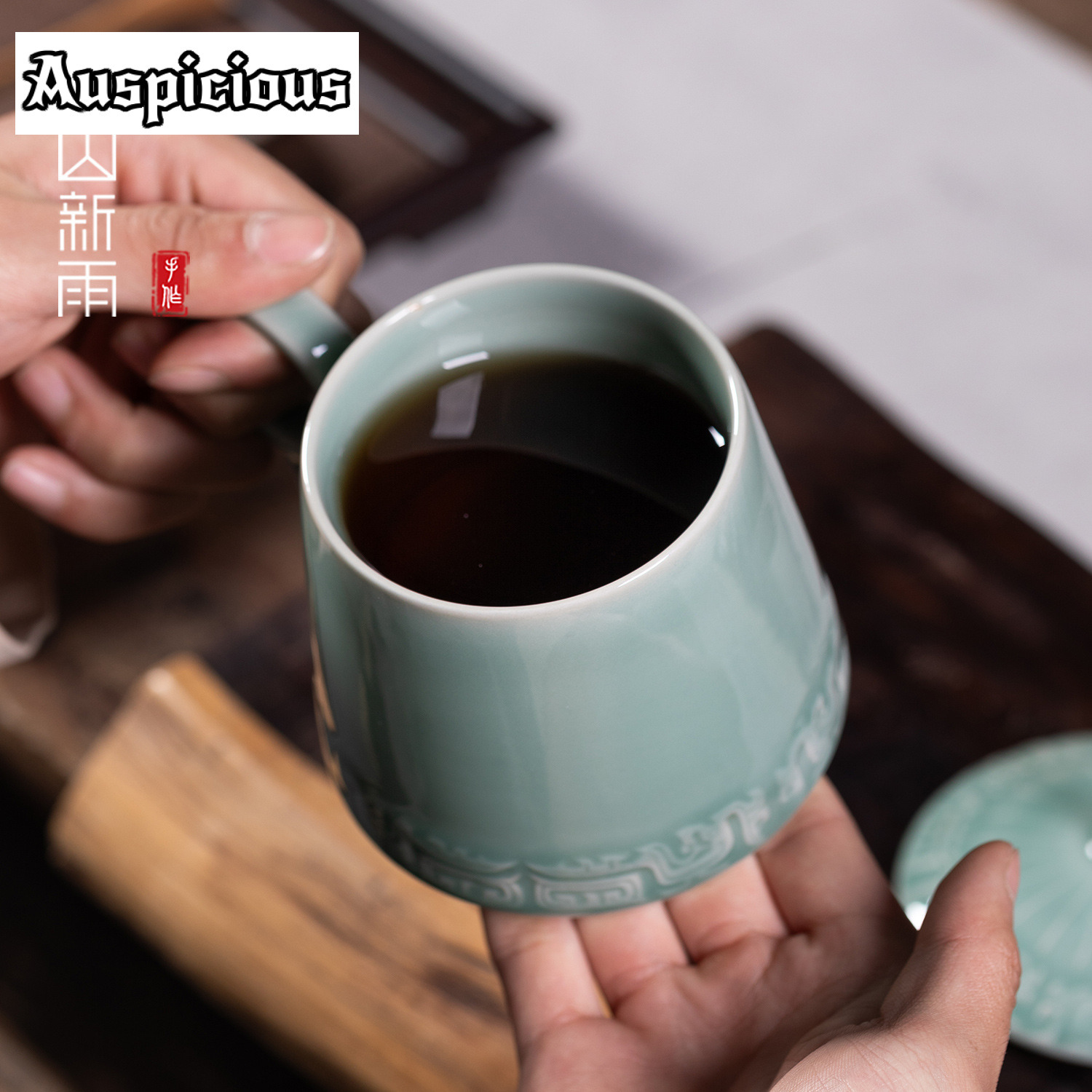 Kubek do kawy 395ml Longquan C – Celadon Ceramic Cup recenzja i cena
