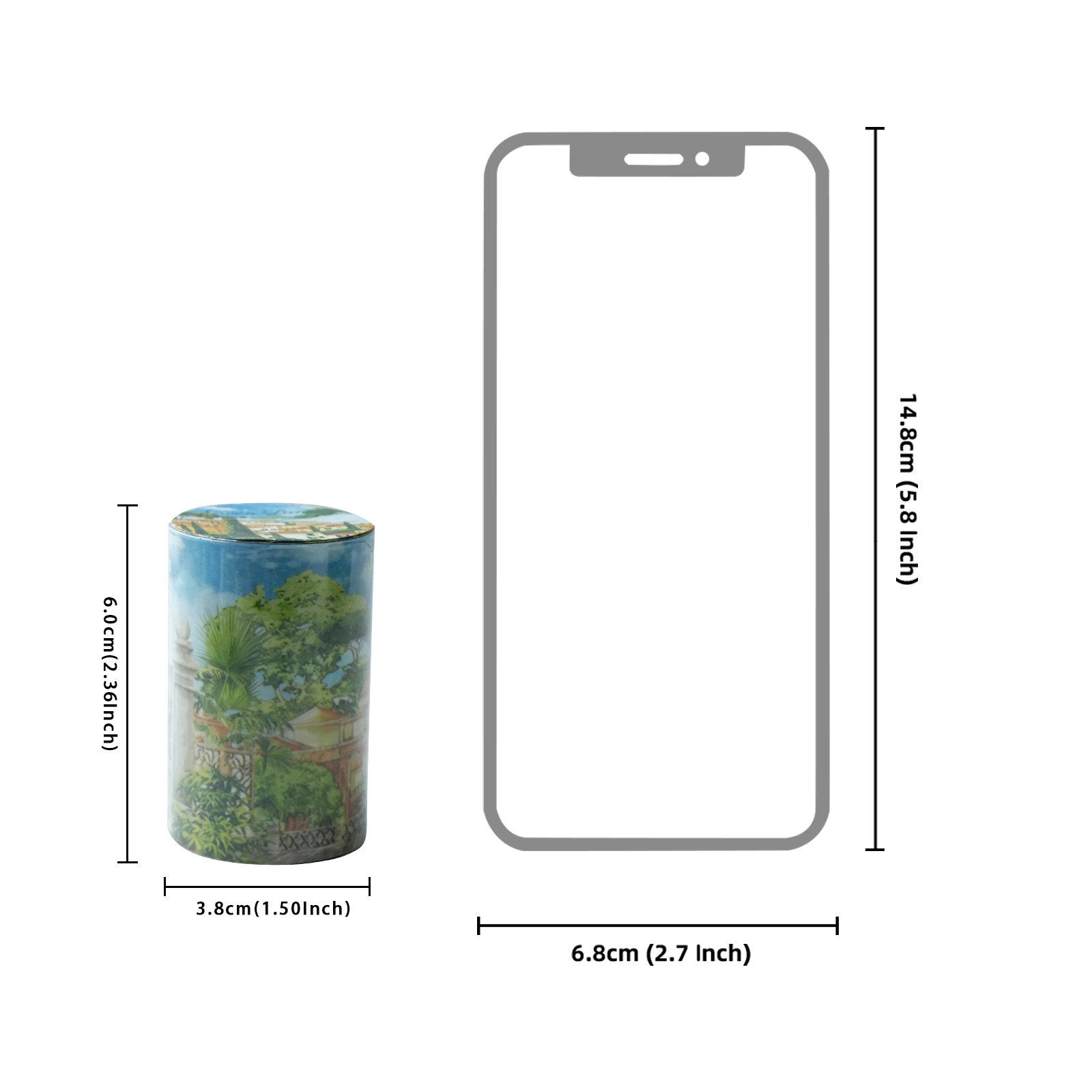 Taśma washi Etori Life 60mm*2m – Korean Lifestyle Items recenzja i cena