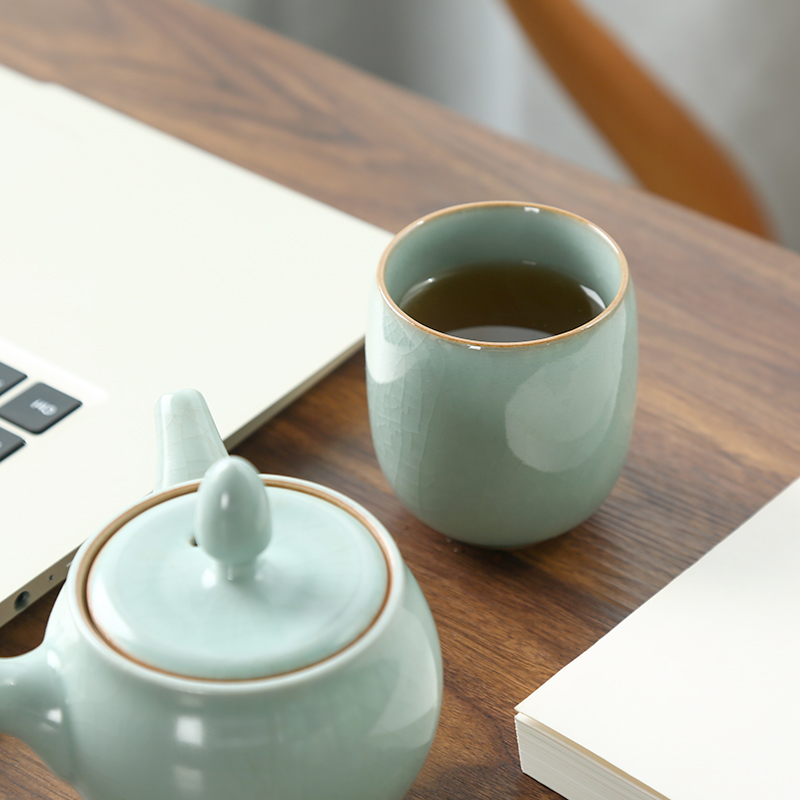 CHANSHOVA-Porcelanowy zestaw f – Celadon Ceramic Cup recenzja i cena
