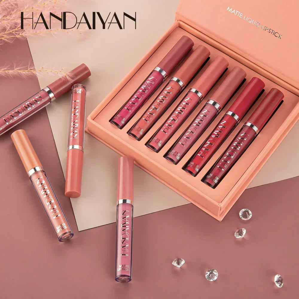 HANDAIYAN 6 szt. Zestaw szmine – Lip Tint Korean recenzja i cena
