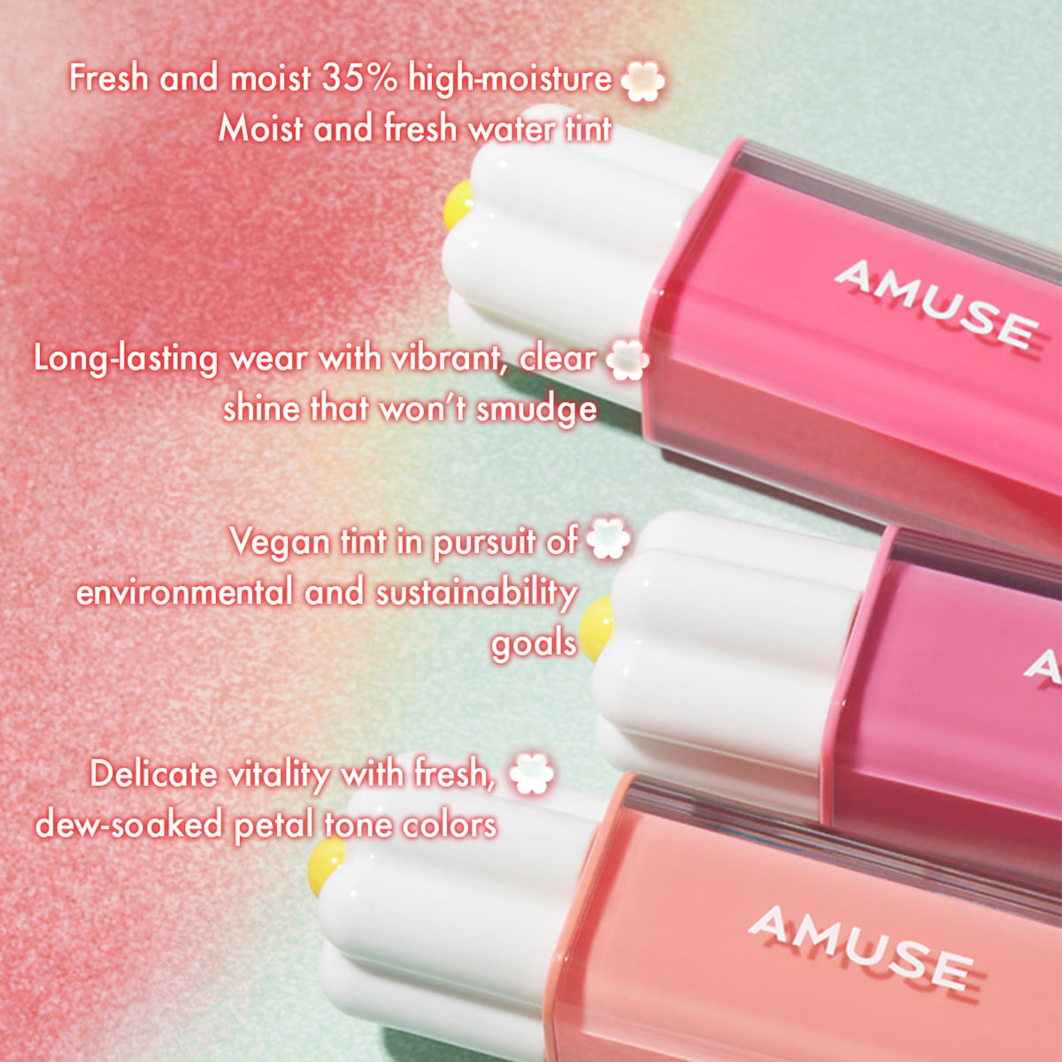 [Wyprzedaż] AMUSE DEW TINT, Te – Lip Tint Korean recenzja i cena
