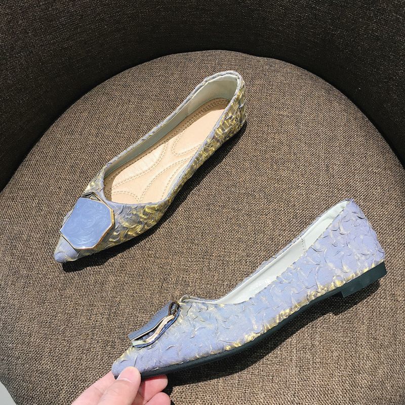 Damskie buty płaskie z ostrym  – Korean Daily Lifestyle recenzja i cena